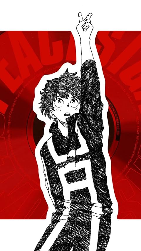 僕のヒーローアカデミア XFVGA(480×854)壁紙 緑谷出久『ピースサイン